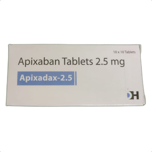 APIXADAX 2.5 MG TABLET 1*10 TAB