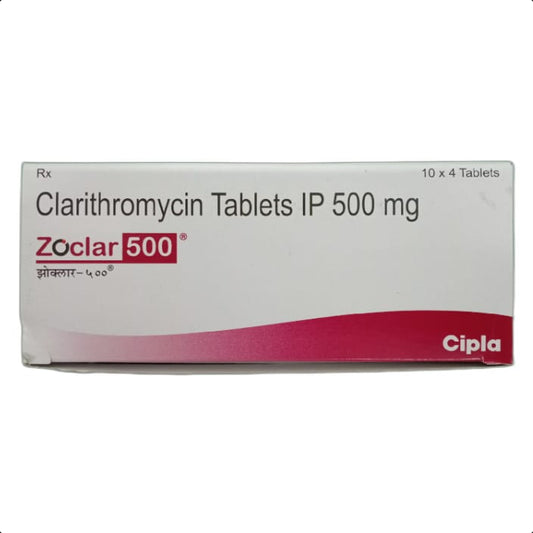 ZOCLAR 500 TABLET 1*4 TAB