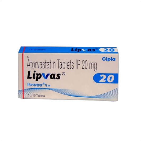 LIPVAS 20 MG TABLET 1*10 TAB