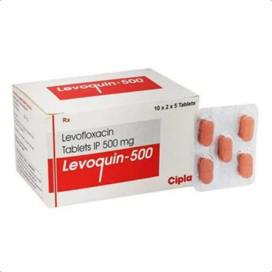 LEVOQUIN-500 MG TABLET 1*5 TAB