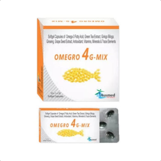 OMEGRO 4G MIX CAPSULES 1*10 CAP