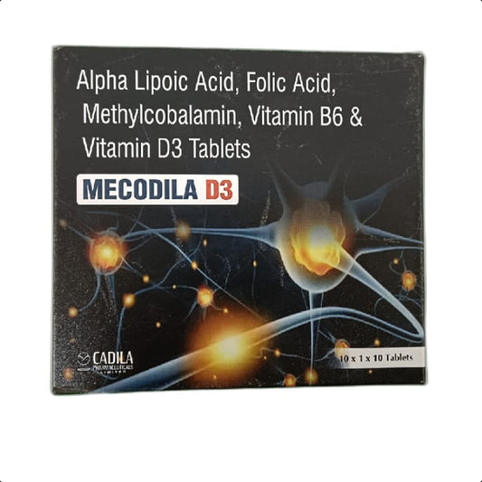 MECODILA D3 TABLET 1*10 TAB