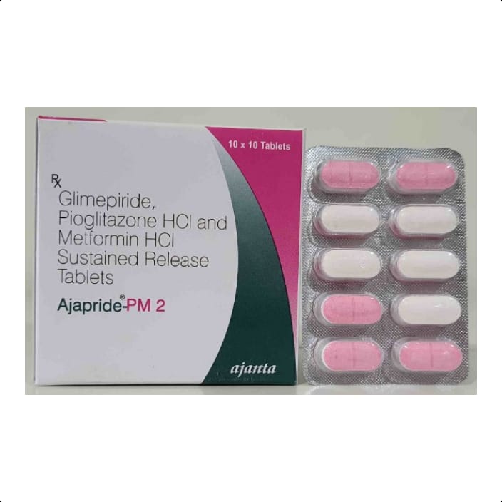 AJAPRIDE PM2 TABLET 1*10 TAB