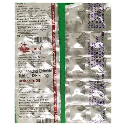 BETHANAX 25 MG TABLET 1*10 TAB